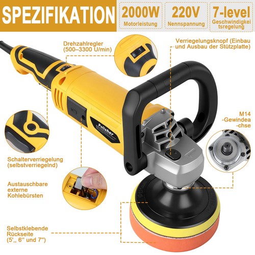 Set 2000w poliermaschine - 🔥set,